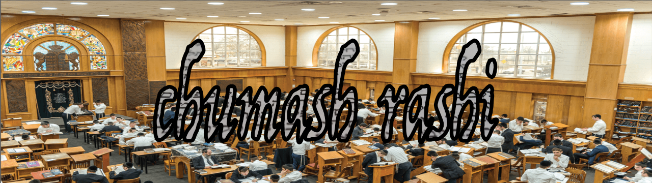 chumash_rashi in graphics superimposed on image of large yeshiva